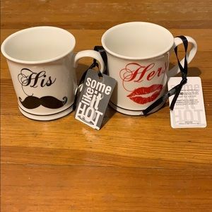 His & Hers coffee mugs